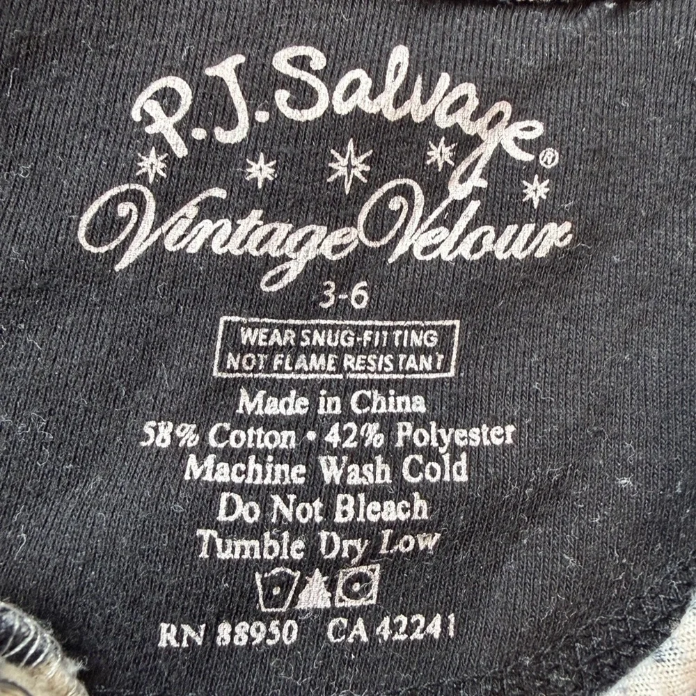P.J. Salvage Leopard-Print Footie in Tan/Black/Cream